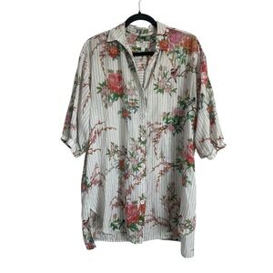 Johnny Was Colman Oversized Button Down Tunic